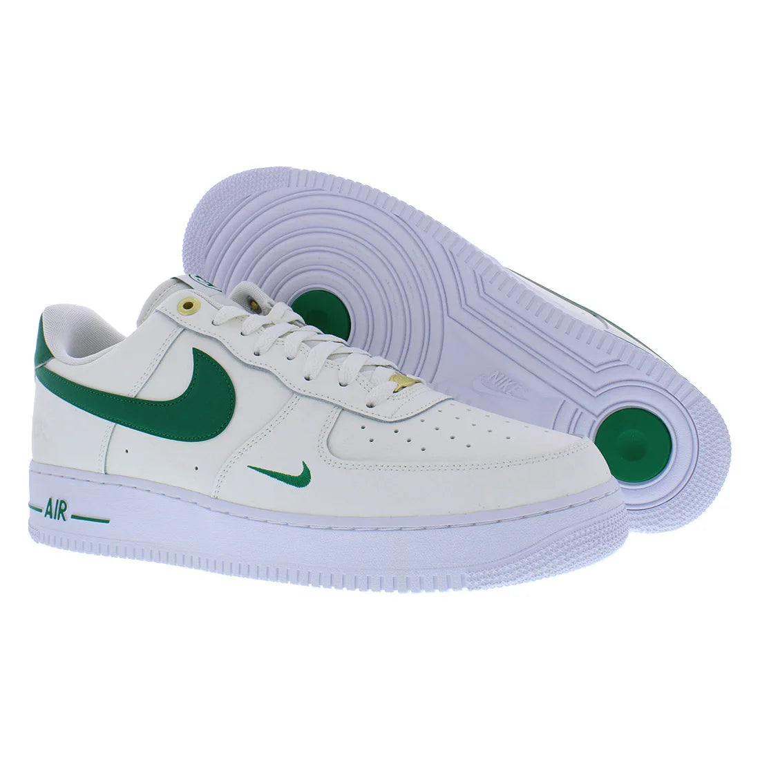 chaussures Nike MIXTE Air Force pour hommes Vert/Blanc