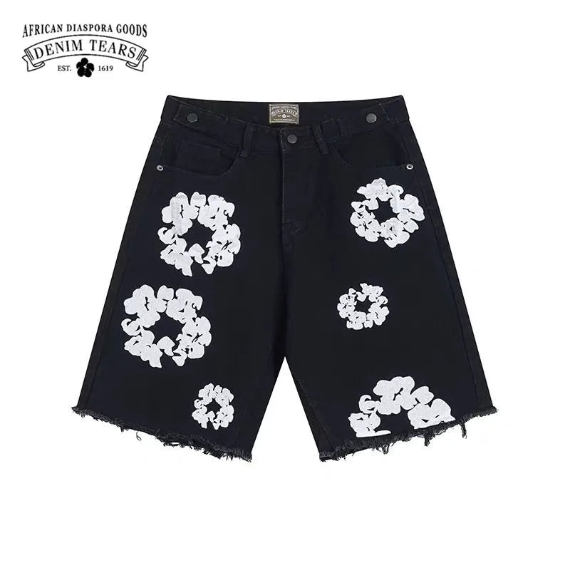 Shorts DENIM TEARS Cotton tendance MIXTE
