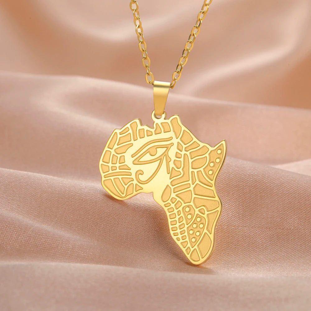 Pendentif Collier Œil d'Horus Talisman de Protection Bijoux Égypte Ancienne