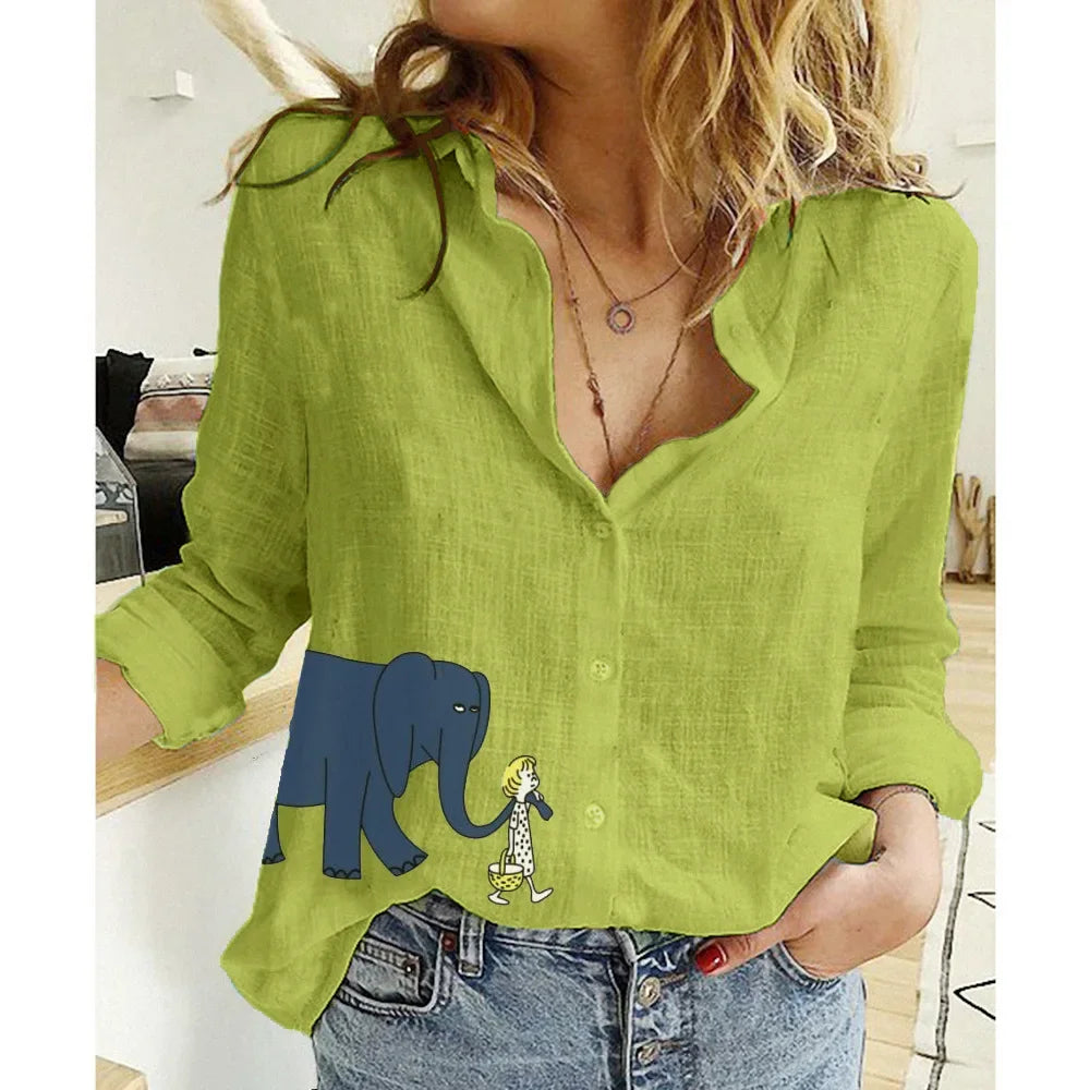 Vêtements pour femmes Chemises pour femmes Tops T-shirts en coton lin