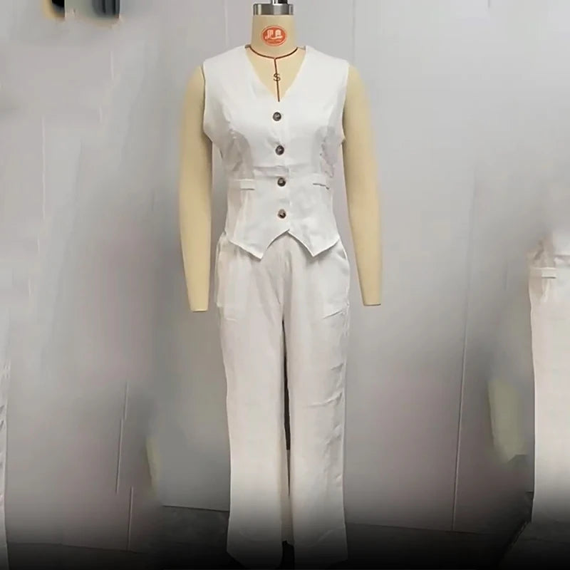 Nouveau gilet à la mode et Pantalon pour femmes