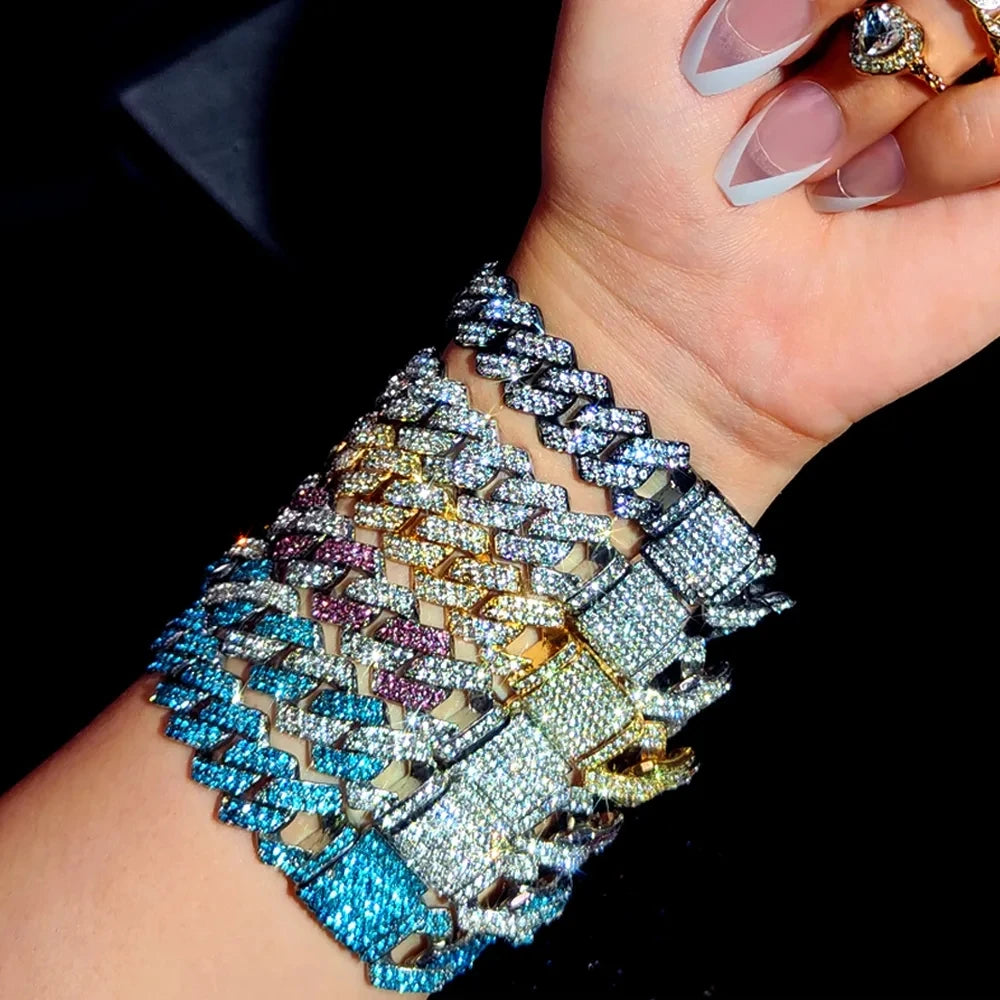 NOUVEAU Bracelet mixte Iced Out