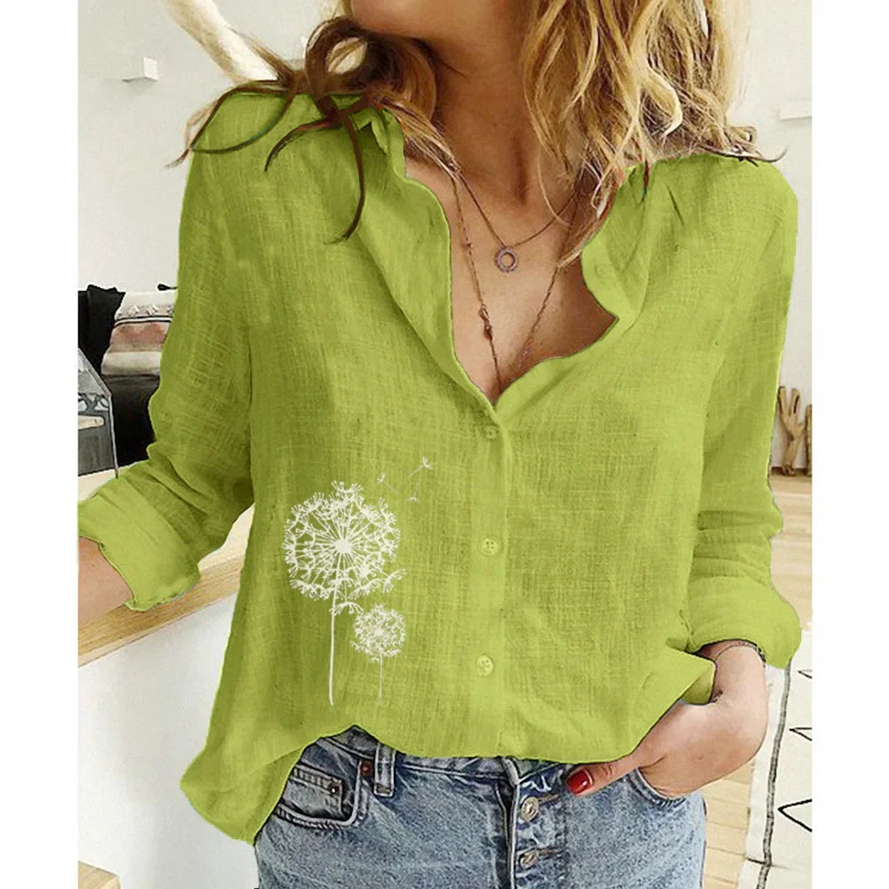 Vêtements pour femmes Chemises pour femmes Tops T-shirts en coton lin