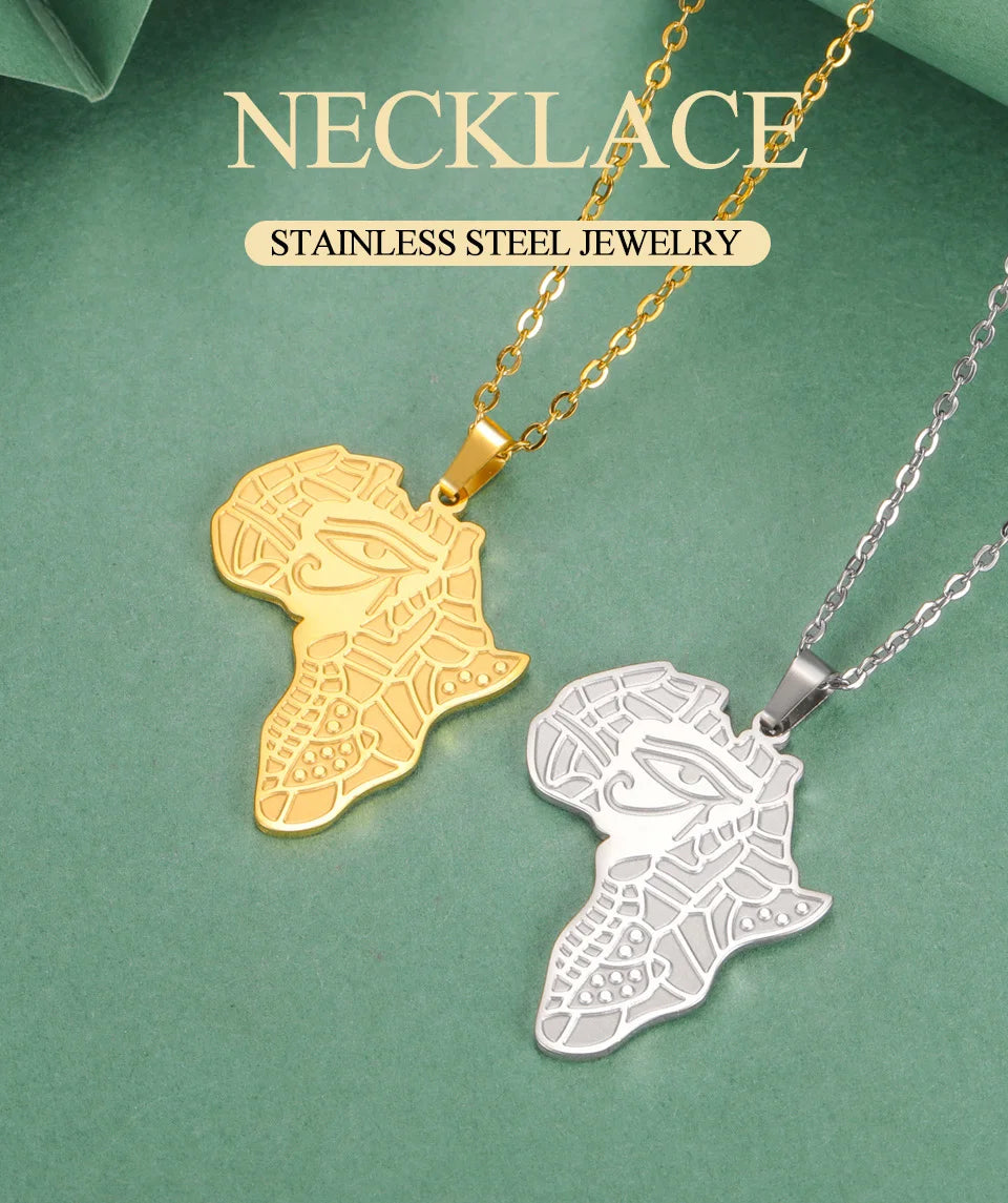 Pendentif Collier Œil d'Horus Talisman de Protection Bijoux Égypte Ancienne