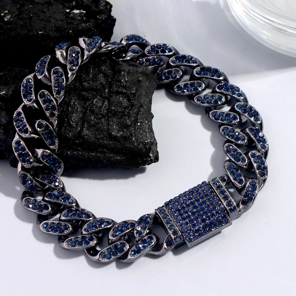 Bracelets hip-hop ICE pour hommes et femmes haute qualité