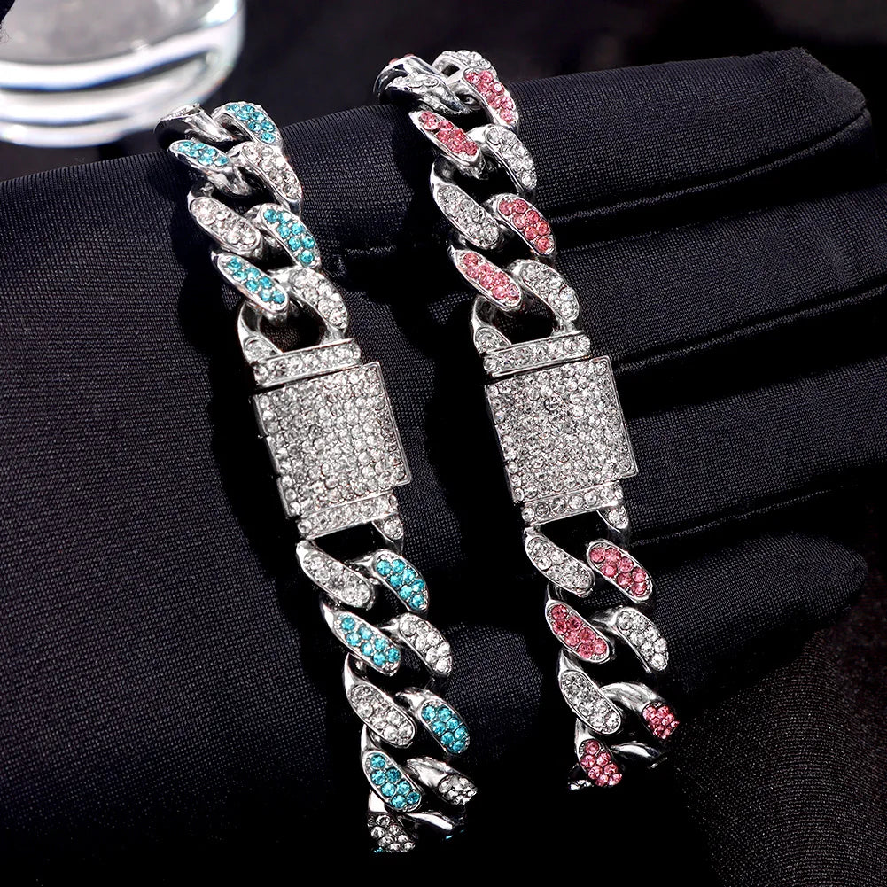 NOUVEAU Bracelet mixte Iced Out