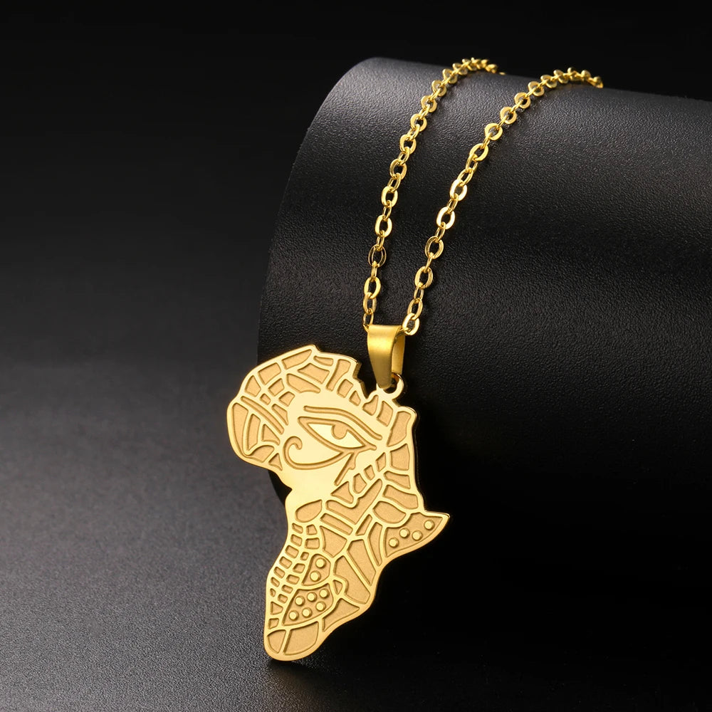 Pendentif Collier Œil d'Horus Talisman de Protection Bijoux Égypte Ancienne
