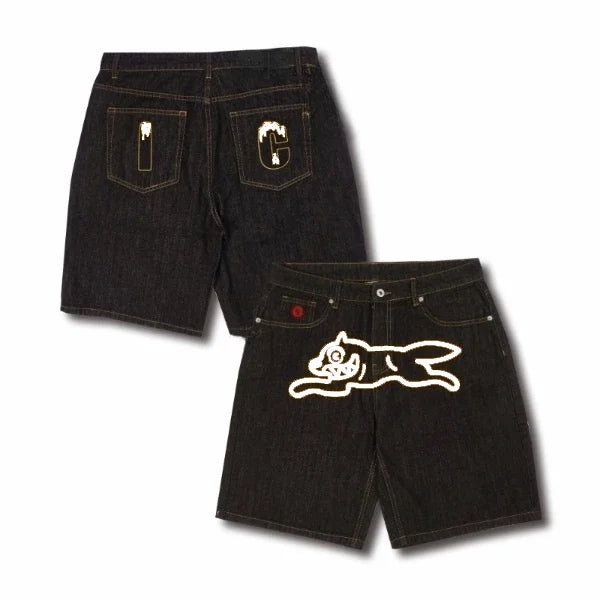 Shorts Streetwear pour hommes, impression de motif rétro
