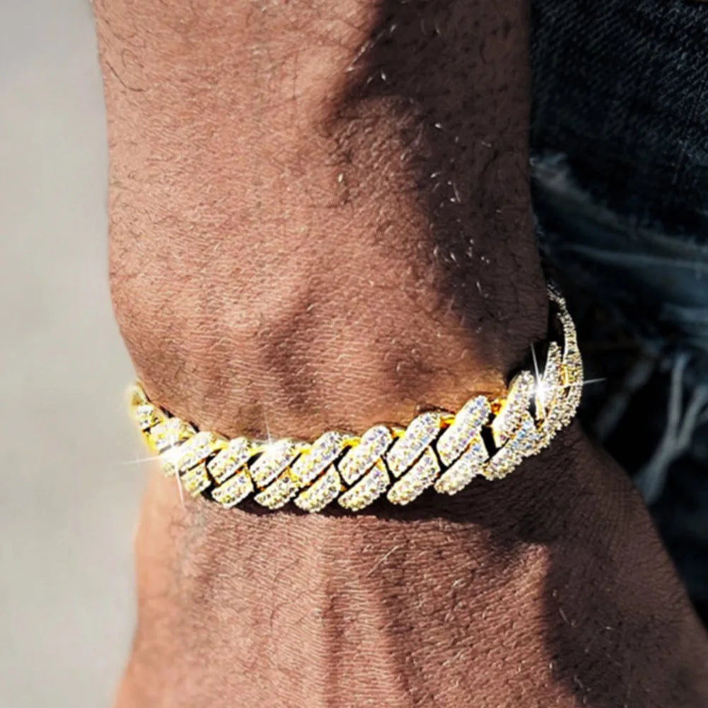 NOUVEAU Bracelet mixte Iced Out