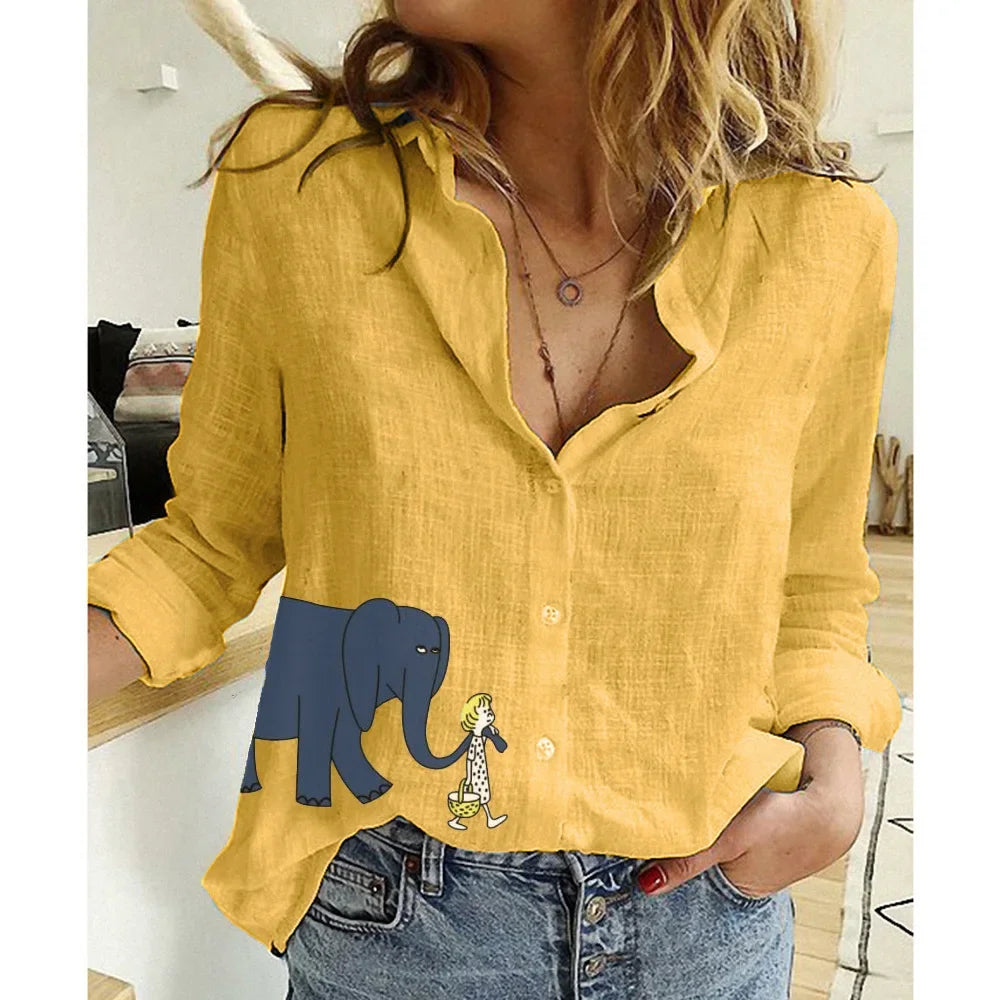 Vêtements pour femmes Chemises pour femmes Tops T-shirts en coton lin