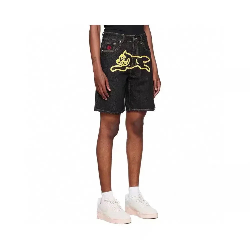 Shorts Streetwear pour hommes, impression de motif rétro