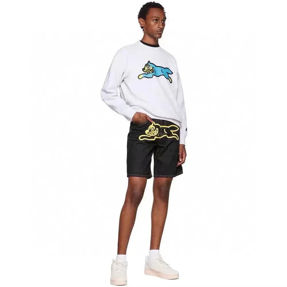 Shorts Streetwear pour hommes, impression de motif rétro