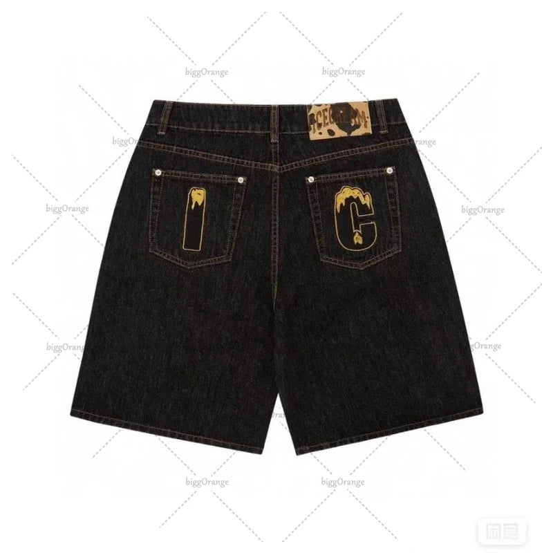 Shorts Streetwear pour hommes, impression de motif rétro