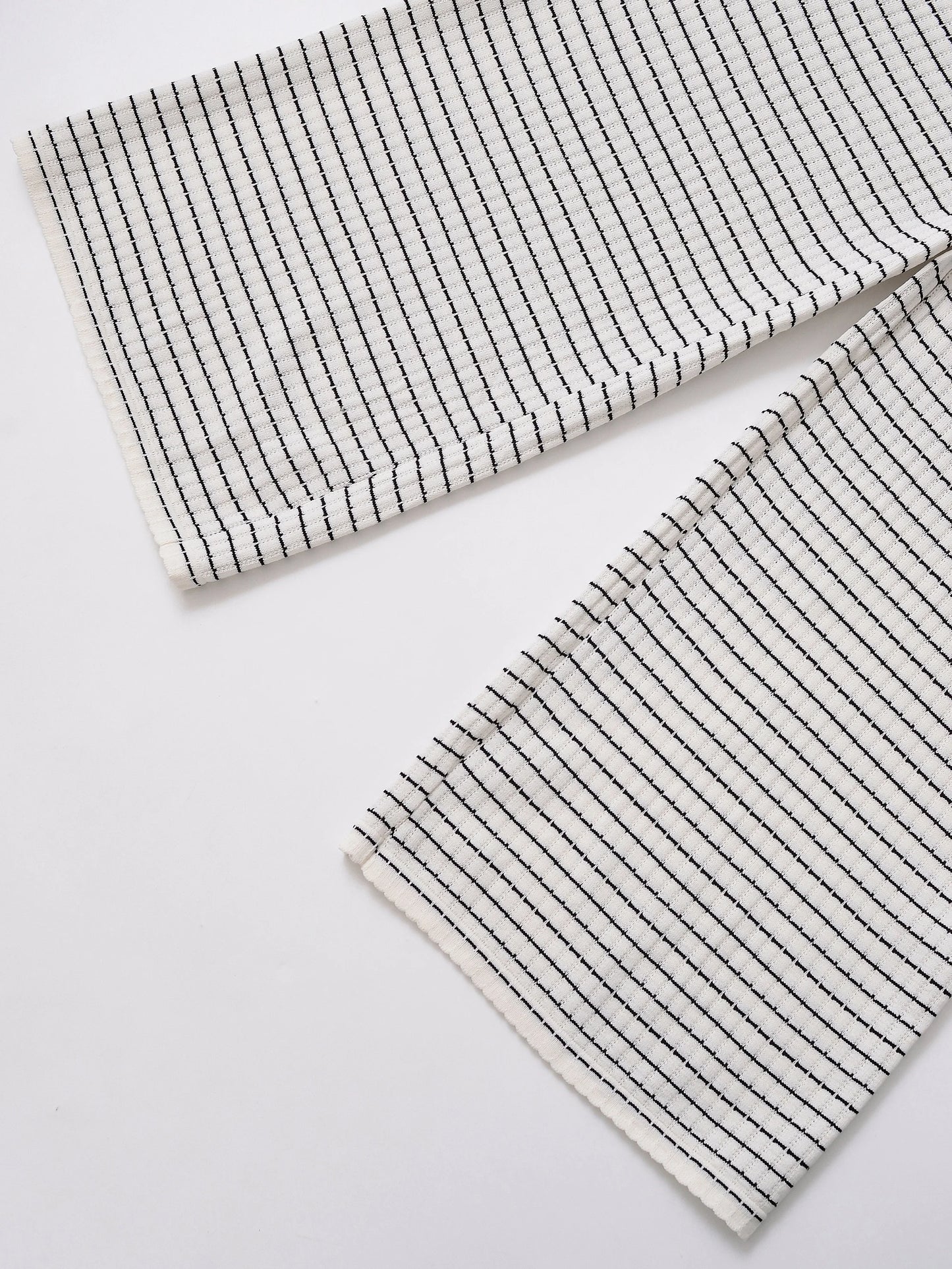 Vêtements pour femmes, nouvelle collection pantalon en tricot à rayures texturé