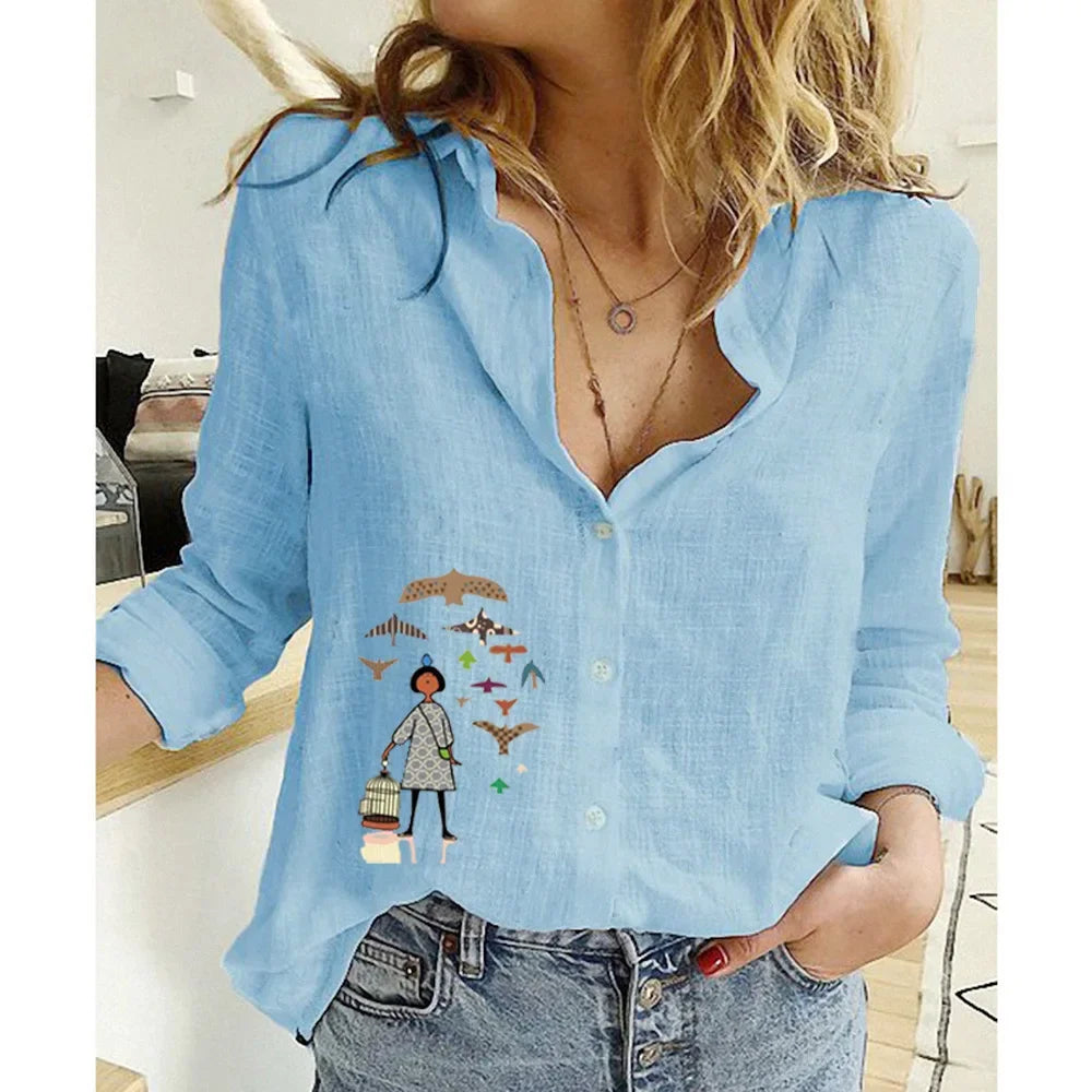 Vêtements pour femmes Chemises pour femmes Tops T-shirts en coton lin