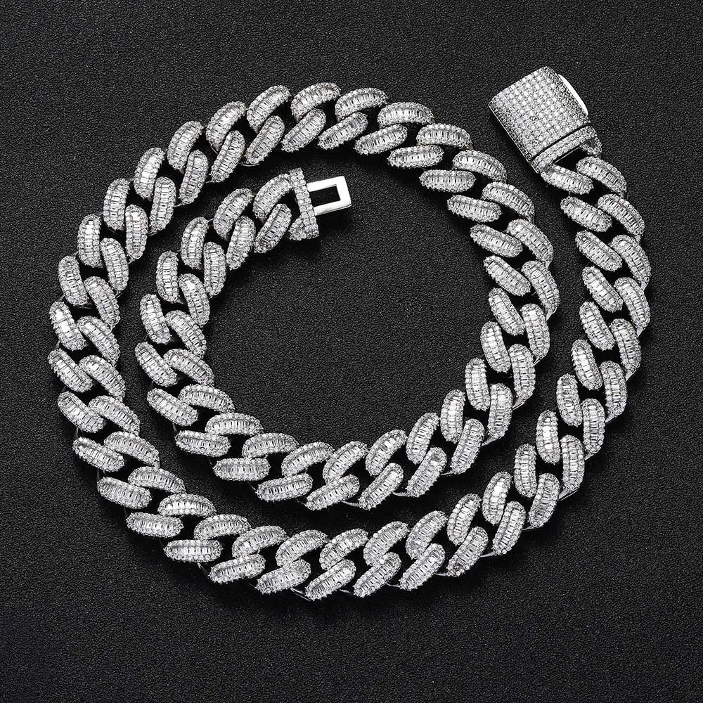 Chaîne et bracelet ornée de pierres en diamant Mixte