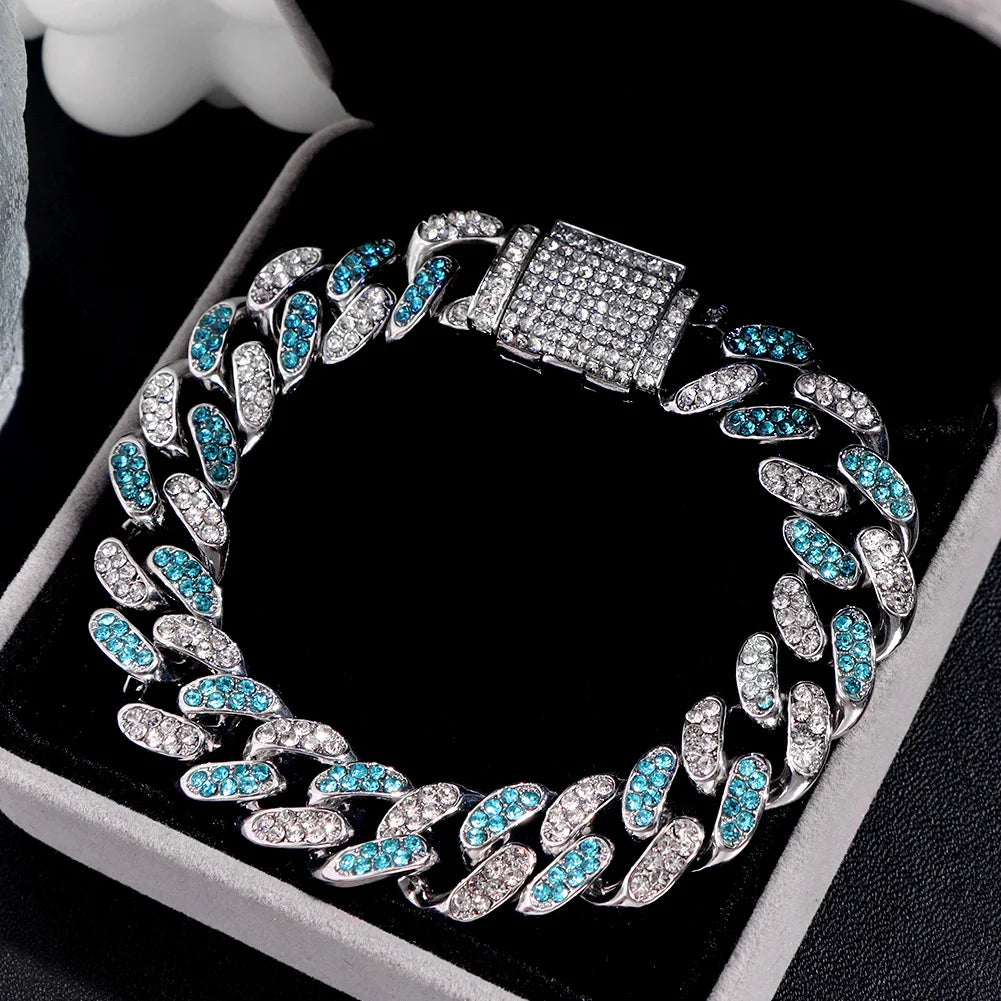 Bracelets hip-hop ICE pour hommes et femmes haute qualité