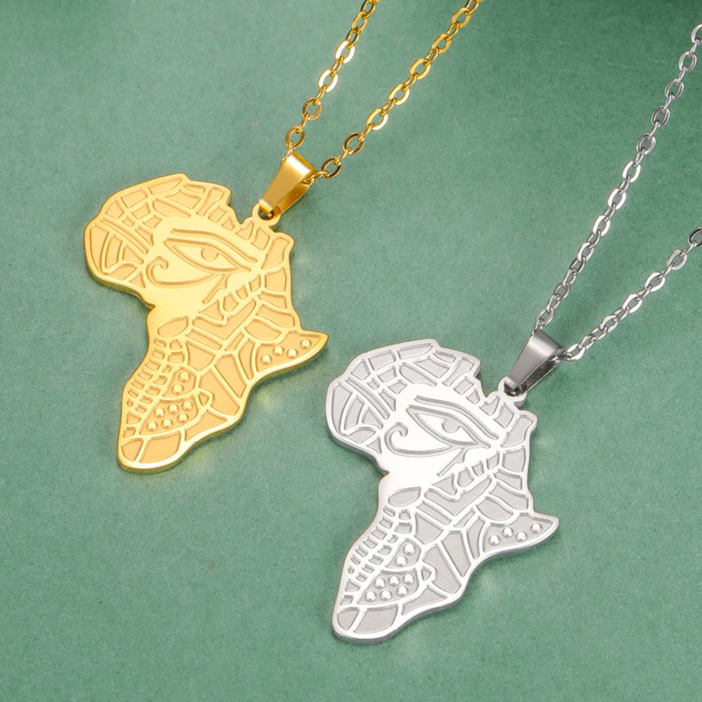 Pendentif Collier Œil d'Horus Talisman de Protection Bijoux Égypte Ancienne
