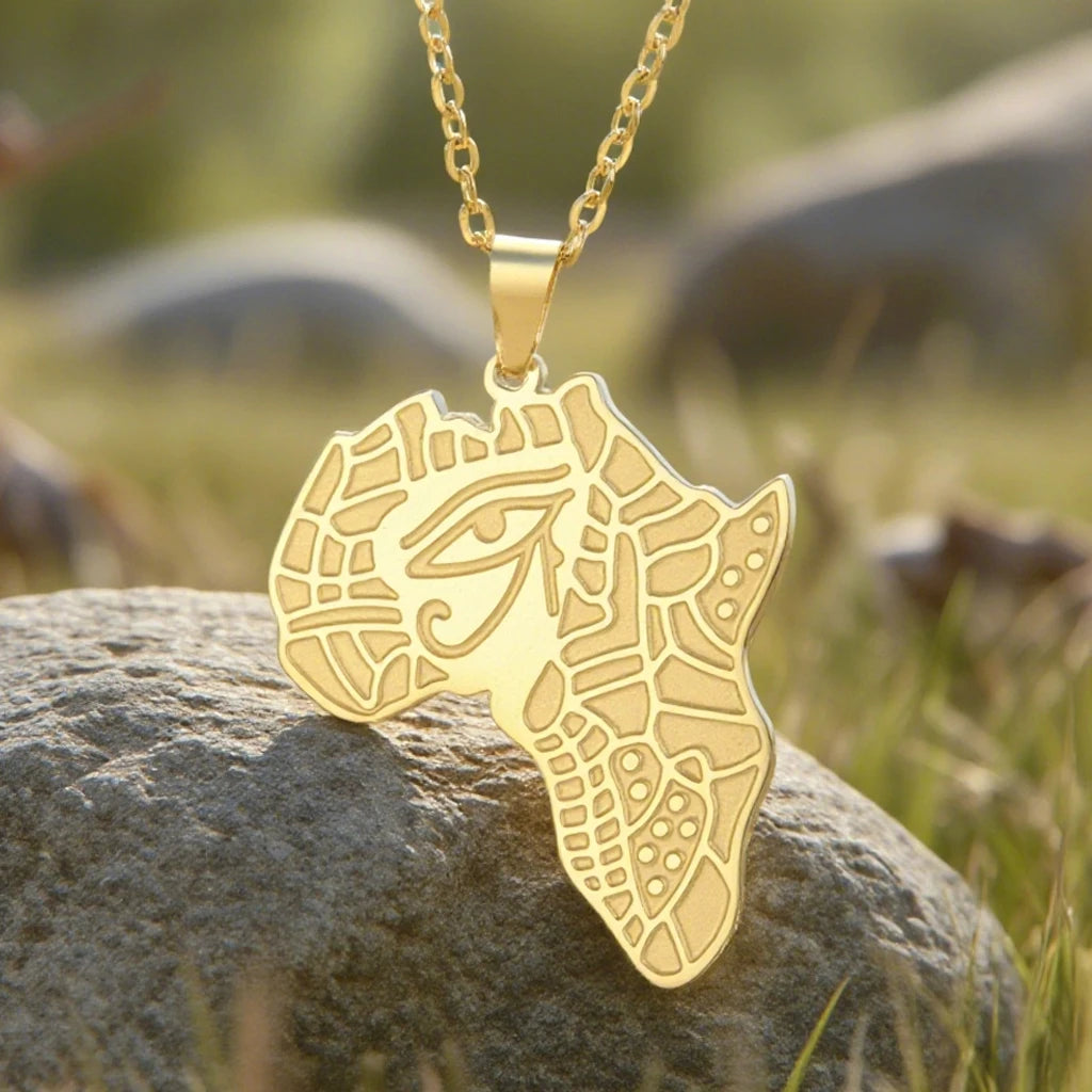 Pendentif Collier Œil d'Horus Talisman de Protection Bijoux Égypte Ancienne