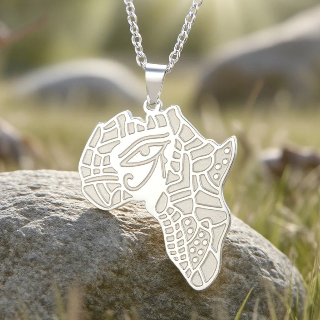 Pendentif Collier Œil d'Horus Talisman de Protection Bijoux Égypte Ancienne