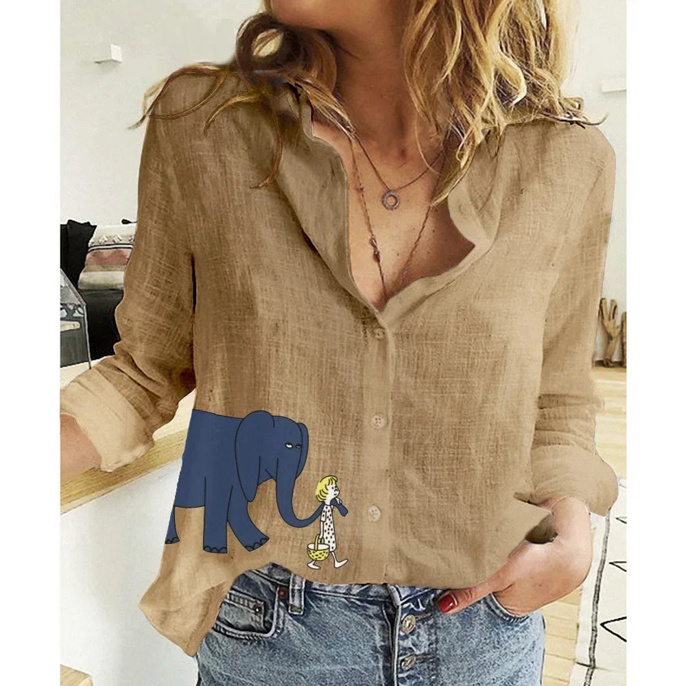 Vêtements pour femmes Chemises pour femmes Tops T-shirts en coton lin