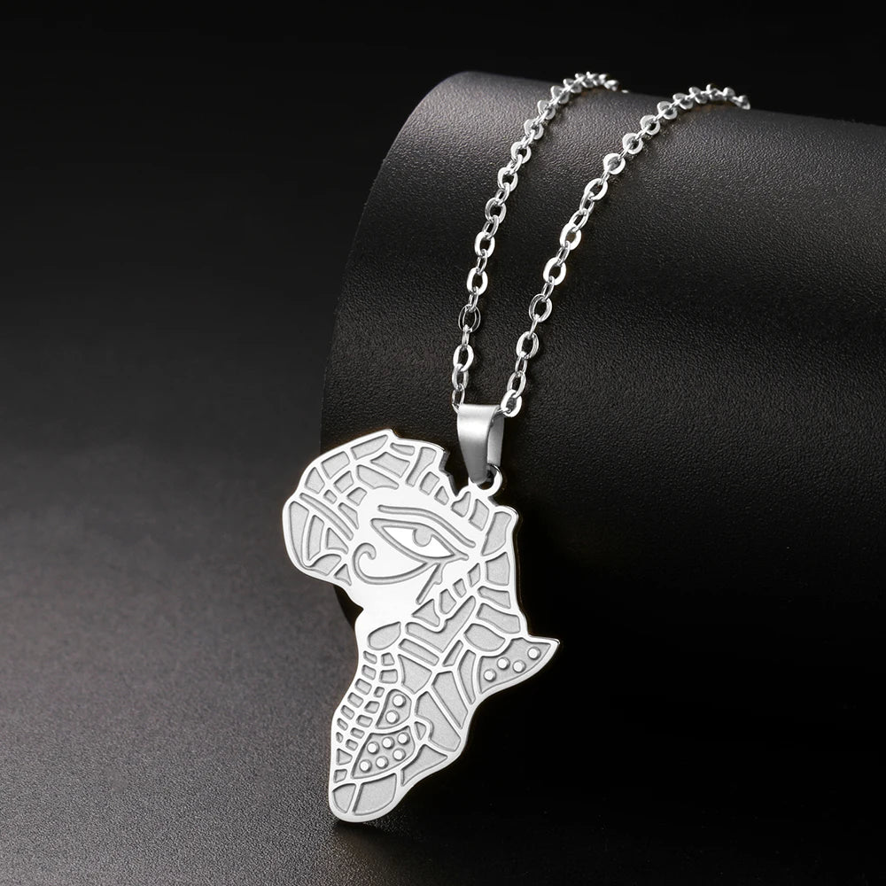 Pendentif Collier Œil d'Horus Talisman de Protection Bijoux Égypte Ancienne