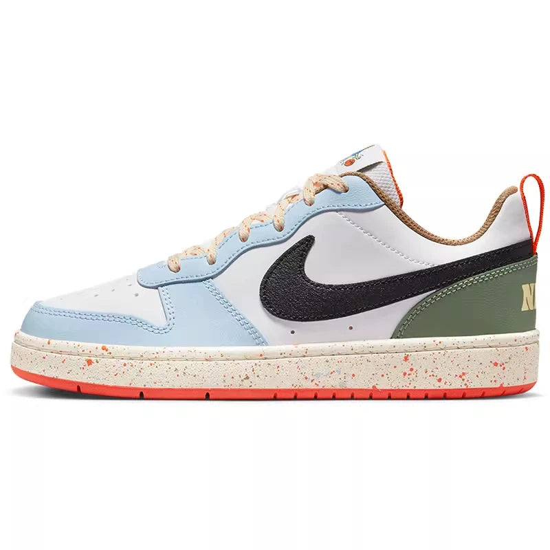 Chaussures Nike pour Femme Court Borough Low Blanc Bleu