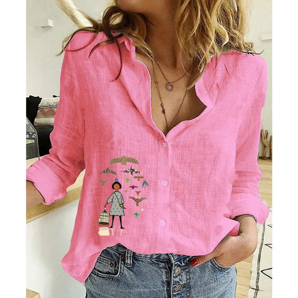 Vêtements pour femmes Chemises pour femmes Tops T-shirts en coton lin