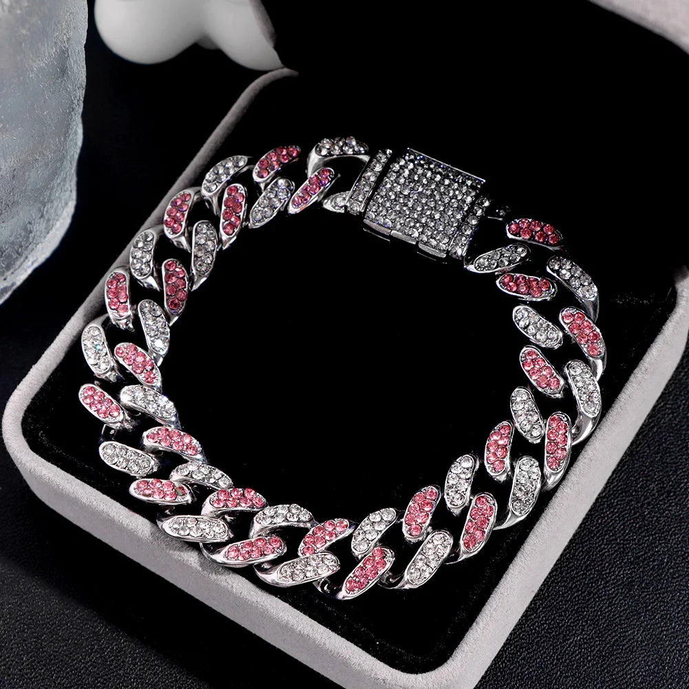 Bracelets hip-hop ICE pour hommes et femmes haute qualité