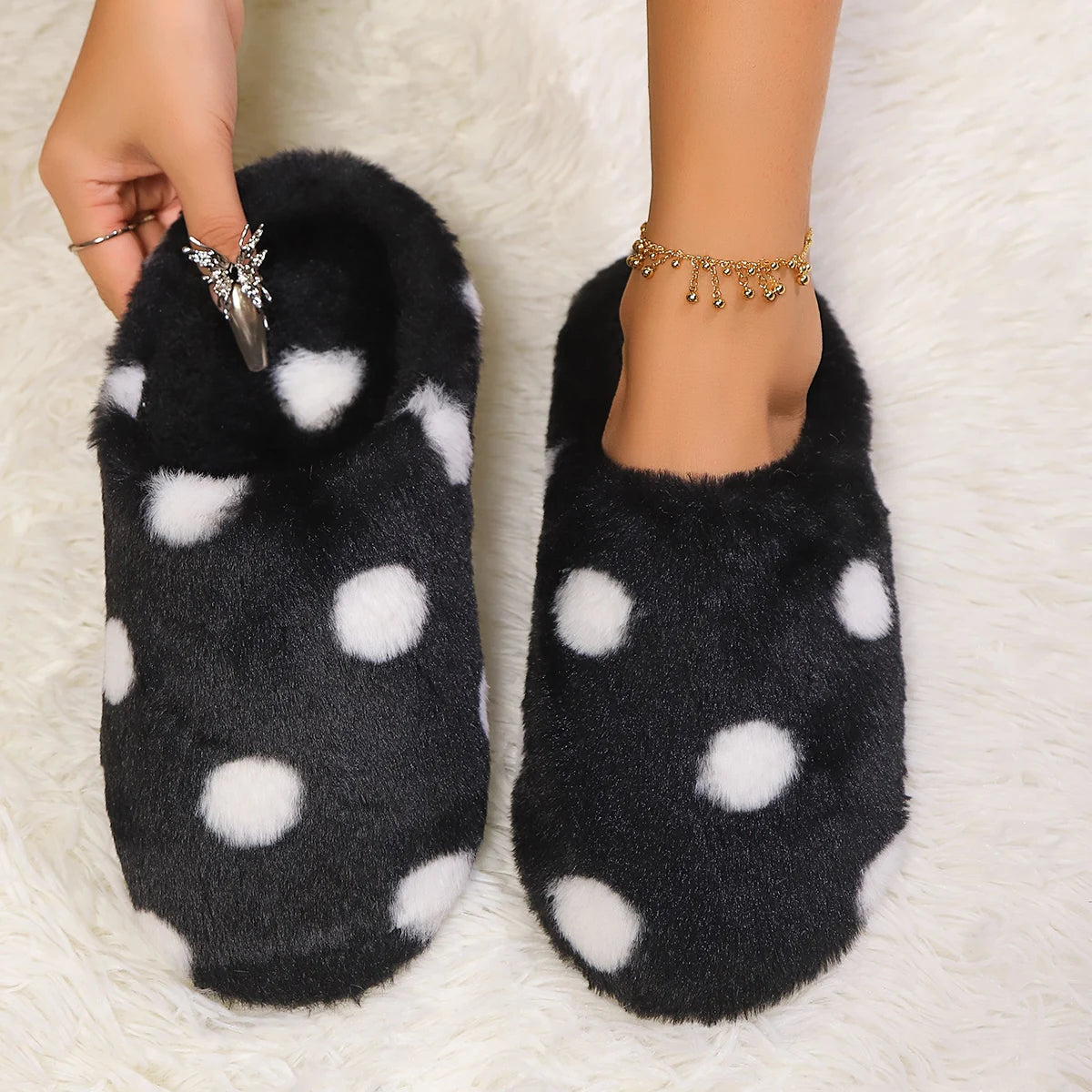 Chaussons pour femmes avec cœur
