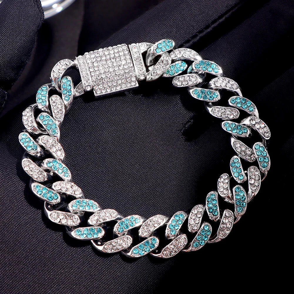 Bracelets hip-hop ICE pour hommes et femmes haute qualité