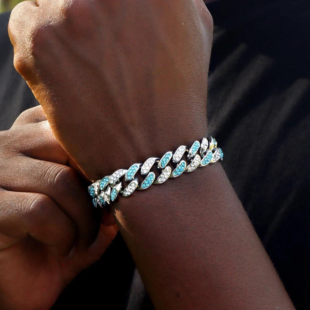 NOUVEAU Bracelet mixte Iced Out