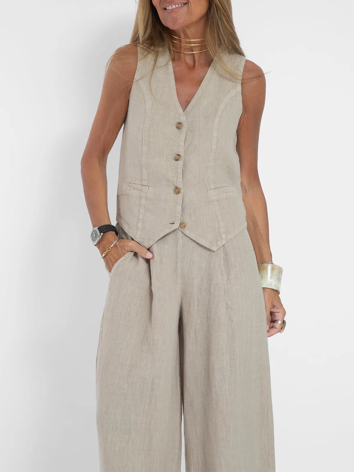 Nouveau gilet à la mode et Pantalon pour femmes