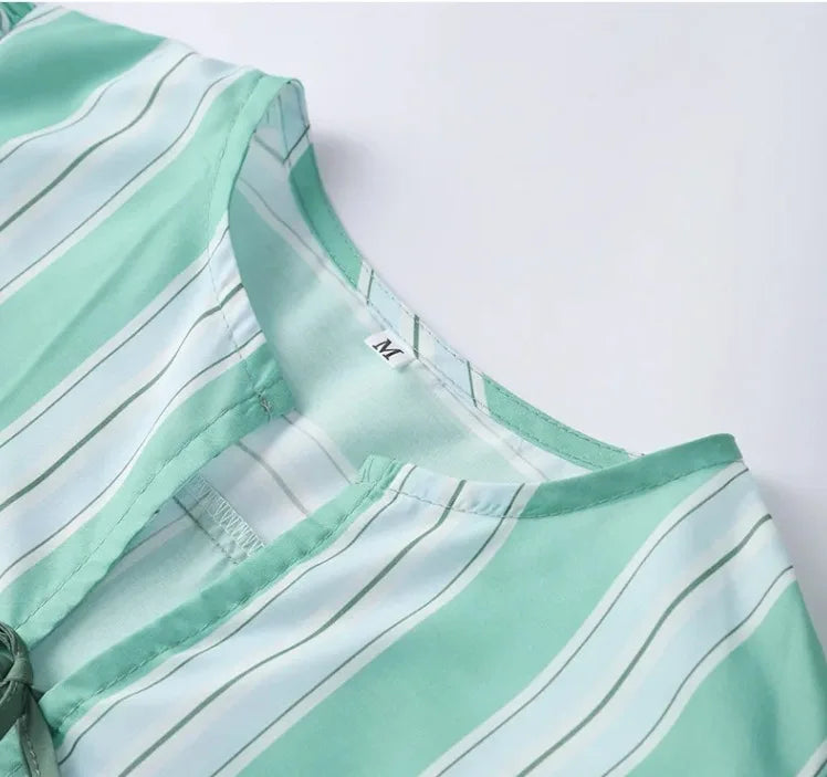 ensemble à 2 pièces chemise et shorts pour femmes.