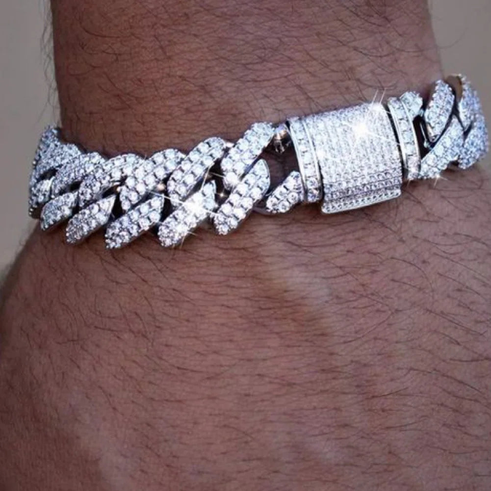 NOUVEAU Bracelet mixte Iced Out
