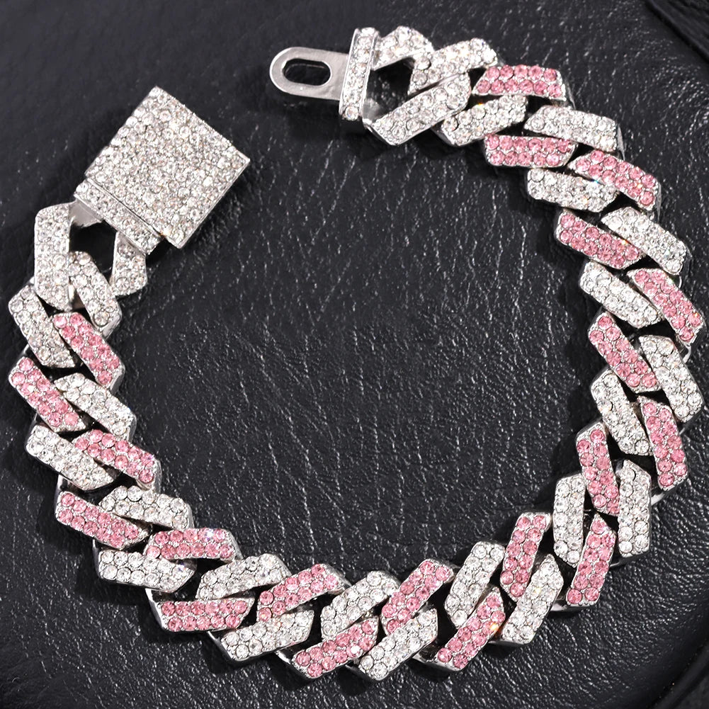 NOUVEAU Bracelet mixte Iced Out