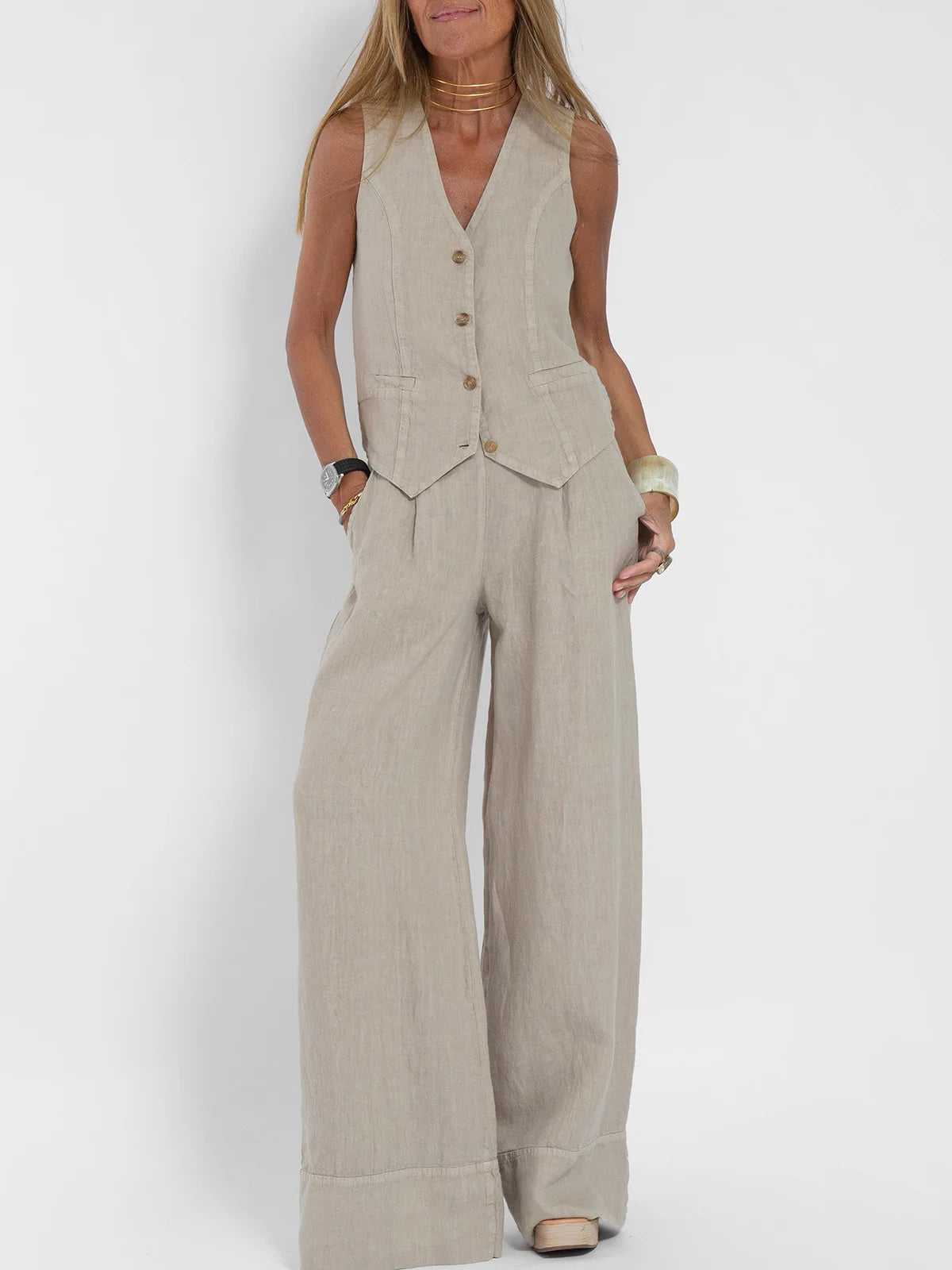 Nouveau gilet à la mode et Pantalon pour femmes