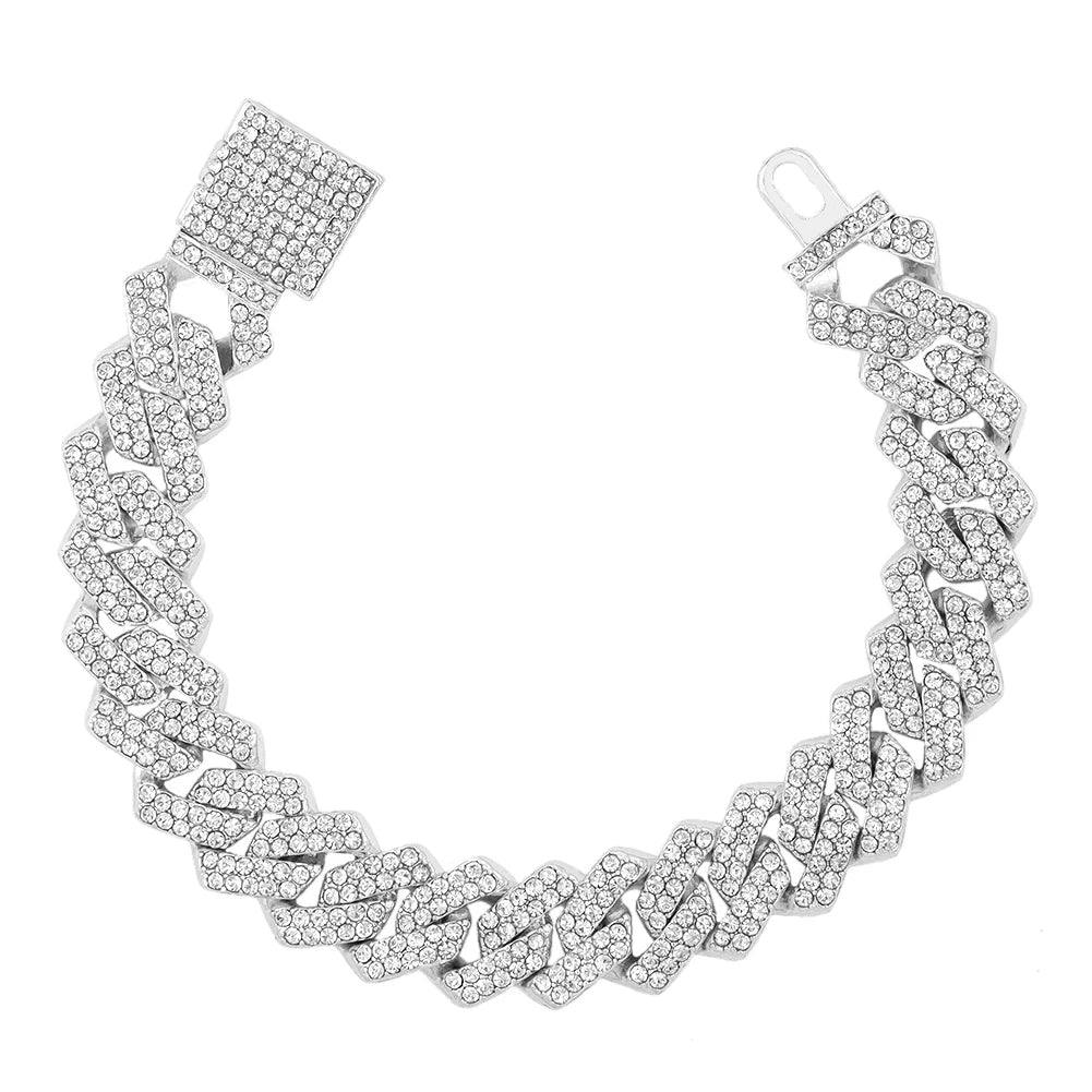 NOUVEAU Bracelet mixte Iced Out