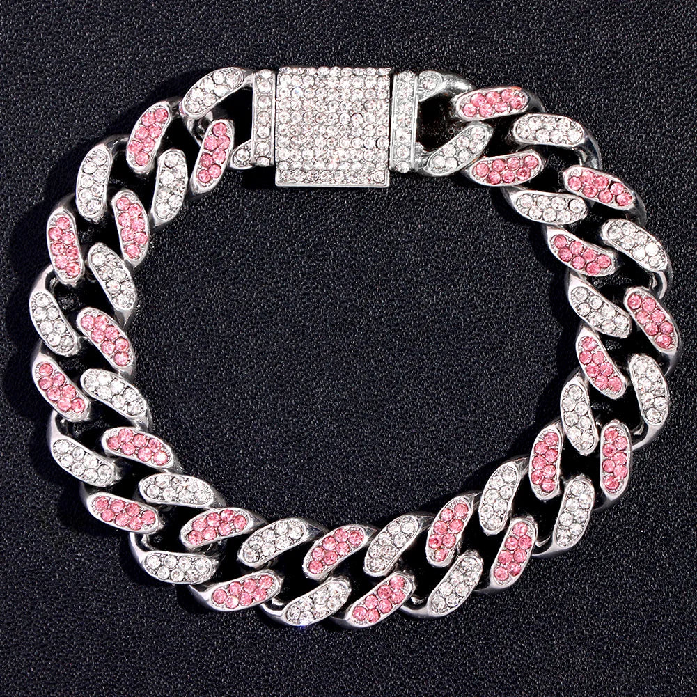 Bracelets hip-hop ICE pour hommes et femmes haute qualité