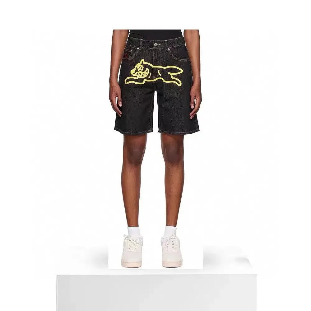 Shorts Streetwear pour hommes, impression de motif rétro