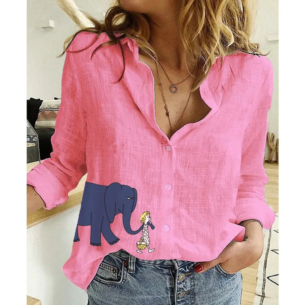 Vêtements pour femmes Chemises pour femmes Tops T-shirts en coton lin