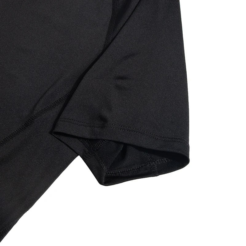 T-shirt NOIR de course et d'entraînement en polyester Nike Sportswear
