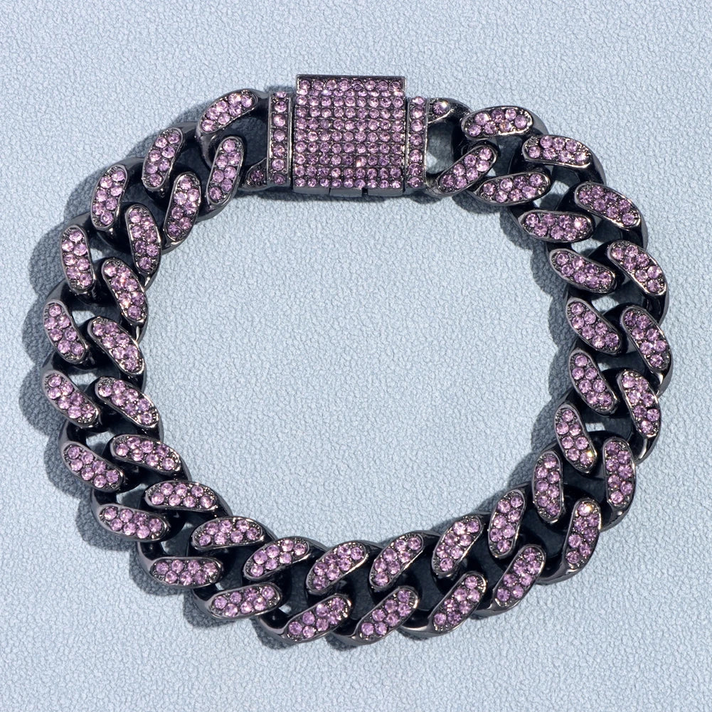 Bracelets hip-hop ICE pour hommes et femmes haute qualité