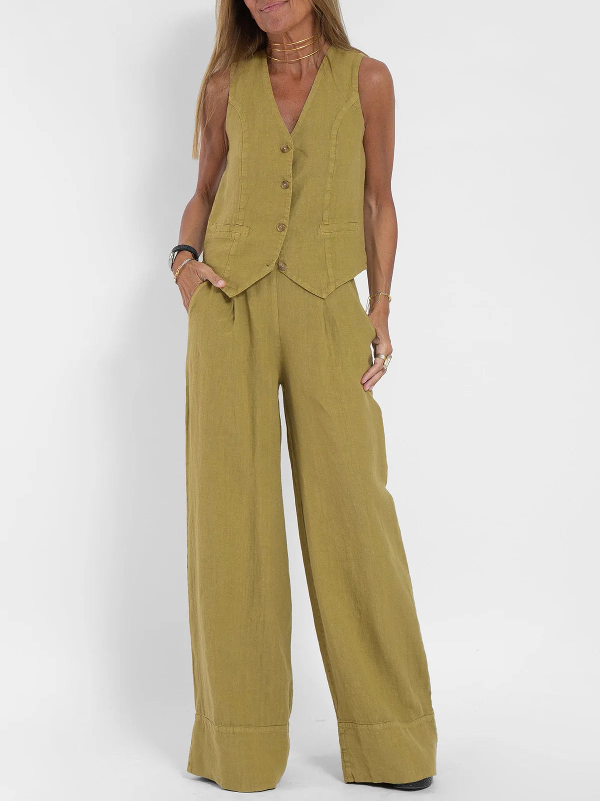 Nouveau gilet à la mode et Pantalon pour femmes