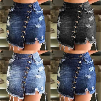 Jupe Déchirée Pour Femme