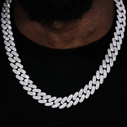 Chaîne et bracelet ornée de pierres en diamant Mixte