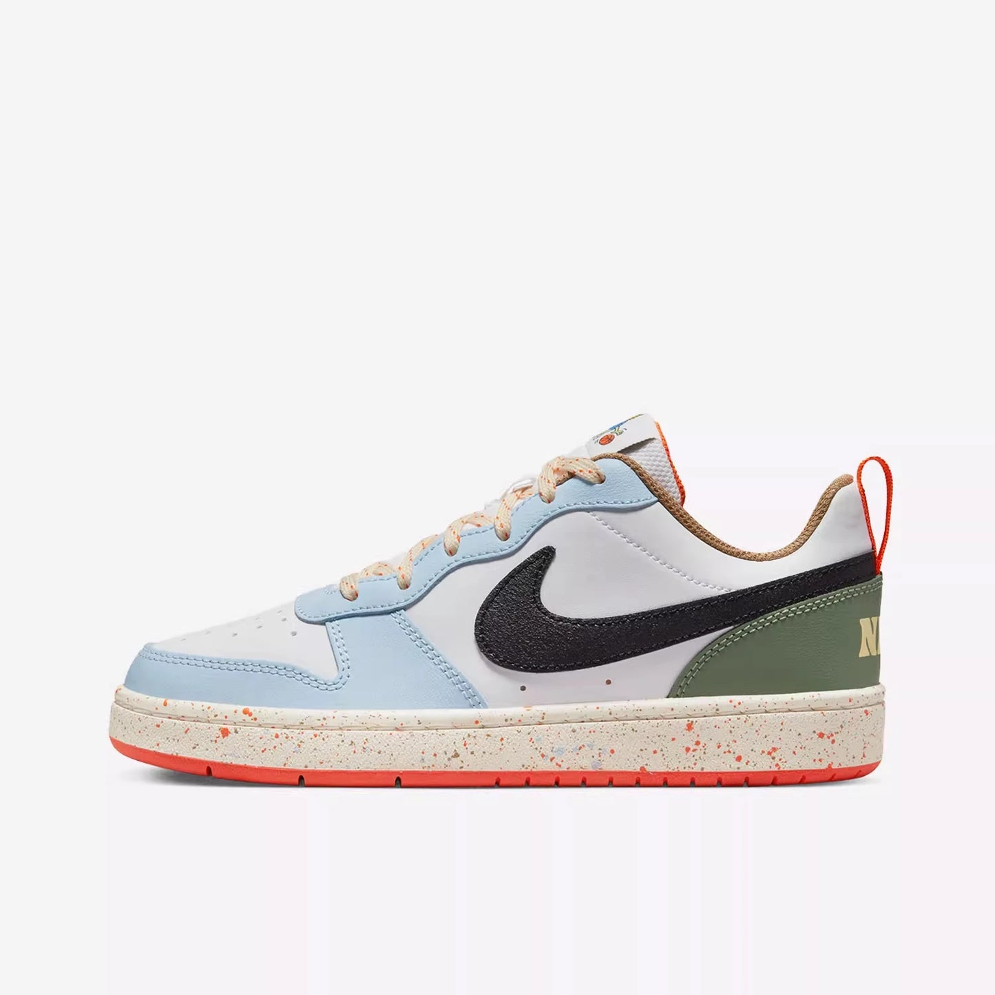 Chaussures Nike pour Femme Court Borough Low Blanc Bleu