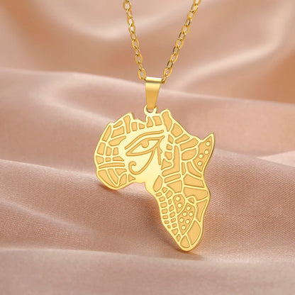 Pendentif Collier Œil d'Horus Talisman de Protection  Bijoux Égypte Ancienne