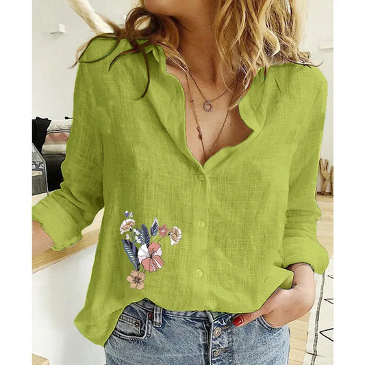 Vêtements pour femmes Chemises pour femmes Tops T-shirts en coton lin