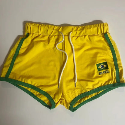 Shorts sexy pour femmes Y2k streetwear,élastique slim